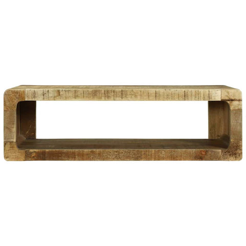 vidaXL TV Cabinet with Shelf with Storage Brown Solid Mango wood