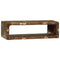 vidaXL TV Cabinet with Shelf Multicolour Solid Reclaim wood
