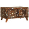 vidaXL Coffee Table Multicolour 80 x 54 x 45 cm Solid reclaimed wood