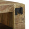 vidaXL TV Cabinet with Shelf Brown 60 x 32 x 36 cm Solid Mango wood