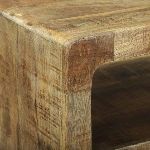 vidaXL TV Cabinet with Shelf Brown 60 x 32 x 36 cm Solid Mango wood