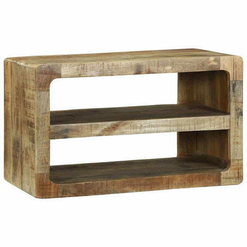 vidaXL TV Cabinet with Shelf Brown 60 x 32 x 36 cm Solid Mango wood