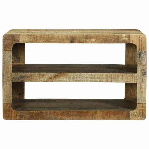 vidaXL TV Cabinet with Shelf Brown 60 x 32 x 36 cm Solid Mango wood