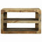 vidaXL TV Cabinet with Shelf Brown 60 x 32 x 36 cm Solid Mango wood