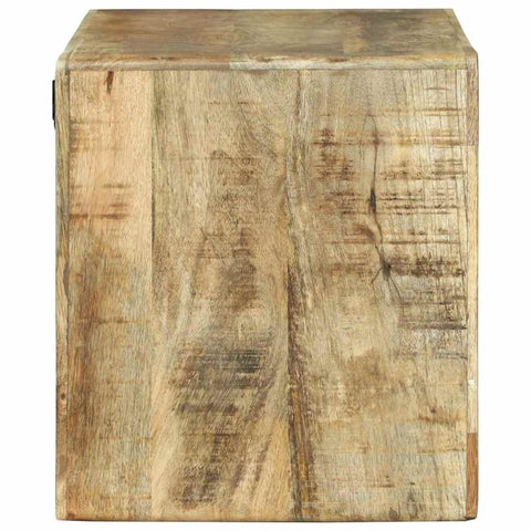 vidaXL TV Cabinet with Shelf Brown 60 x 32 x 36 cm Solid Mango wood