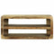 vidaXL TV Cabinet with Shelf Brown 80 x 32 x 36 cm Solid Mango wood