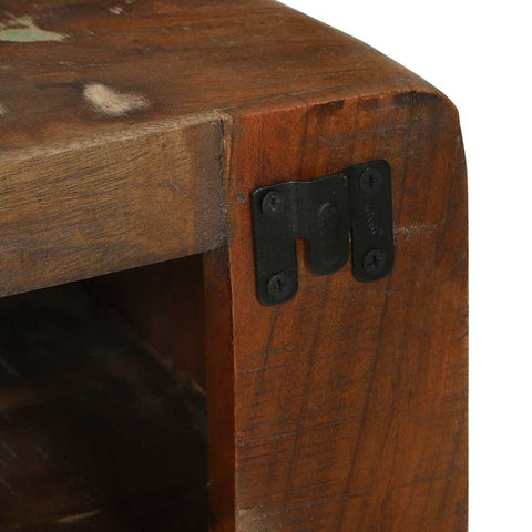 vidaXL TV Cabinet Multicolour 80 x 32 x 36 cm Solid Reclaim wood