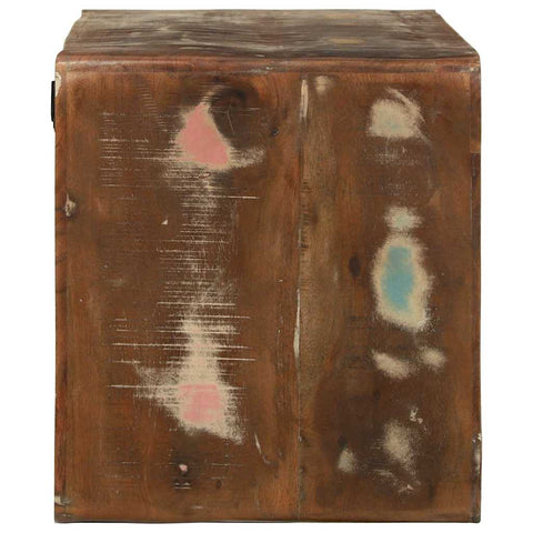 vidaXL TV Cabinet Multicolour 80 x 32 x 36 cm Solid Reclaim wood