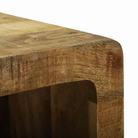 vidaXL TV Cabinet with Shelf Brown 36 x 30 x 54 cm Solid Mango wood