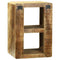 vidaXL TV Cabinet with Shelf Brown 36 x 30 x 54 cm Solid Mango wood