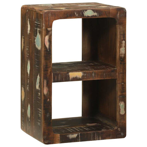 vidaXL TV Cabinet Multicolour 36 x 30 x 54 cm Solid Reclaim wood