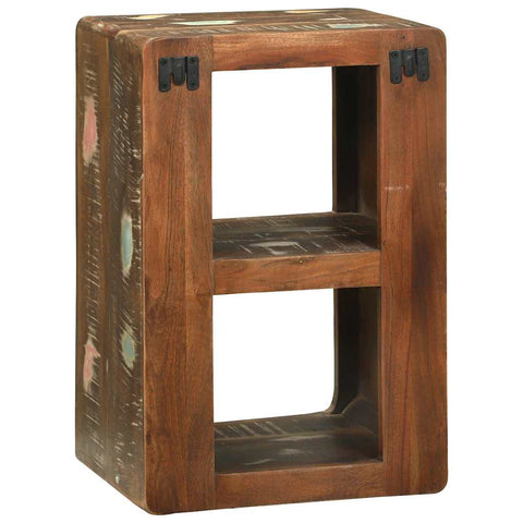 vidaXL TV Cabinet Multicolour 36 x 30 x 54 cm Solid Reclaim wood