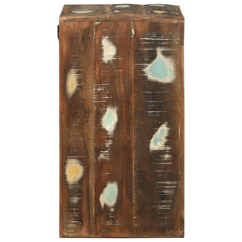 vidaXL TV Cabinet Multicolour 36 x 30 x 54 cm Solid Reclaim wood
