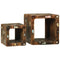 vidaXL TV Unit 2 pcs Multicolour 36 x 30 x 36 cm Solid reclaimed wood