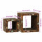 vidaXL TV Unit 2 pcs Multicolour 36 x 30 x 36 cm Solid reclaimed wood