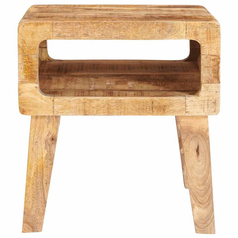 vidaXL End Tables with Shelf 40 x 32 x 46 cm Solid mango wood