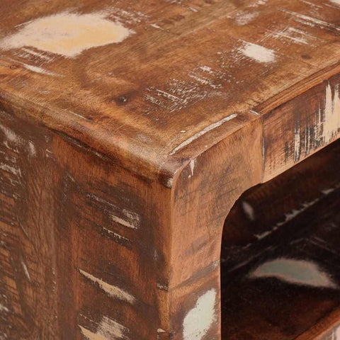 vidaXL End Tables Multicolour 40 x 32 x 46 cm Solid reclaimed wood