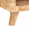 vidaXL End Tables with Shelf Brown 40 x 40 x 49 cm Solid mango wood