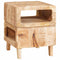 vidaXL End Tables with Shelf Brown 40 x 40 x 49 cm Solid mango wood