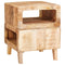 vidaXL End Tables with Shelf Brown 40 x 40 x 49 cm Solid mango wood