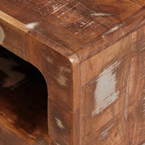 vidaXL End Tables Multicolour 40 x 40 x 49 cm Solid reclaimed wood
