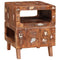 vidaXL End Tables Multicolour 40 x 40 x 49 cm Solid reclaimed wood