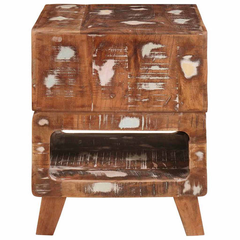 vidaXL End Tables Multicolour 40 x 40 x 49 cm Solid reclaimed wood