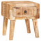 vidaXL End Tables with Drawer Brown 40 x 32 x 46 cm Solid mango wood
