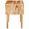vidaXL End Tables with Drawer Brown 40 x 32 x 46 cm Solid mango wood