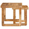 vidaXL End Tables Brown Solid mango wood