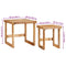 vidaXL End Tables Brown Solid mango wood