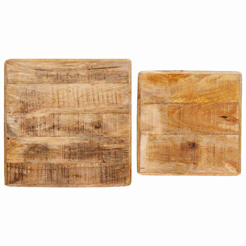 vidaXL End Tables Brown Solid mango wood