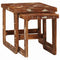 vidaXL End Tables Multicolour Solid reclaimed wood