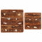 vidaXL End Tables Multicolour Solid reclaimed wood