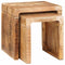 vidaXL End Tables Brown Solid mango wood