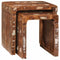 vidaXL End Tables Multicolour Solid reclaimed wood