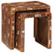 vidaXL End Tables Multicolour Solid reclaimed wood