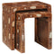 vidaXL End Tables Multicolour Solid reclaimed wood