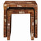 vidaXL End Tables Multicolour Solid reclaimed wood