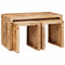 vidaXL Nesting Tables 3 pcs Solid mango wood