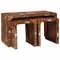vidaXL Nesting Tables 3 pcs Solid reclaimed wood