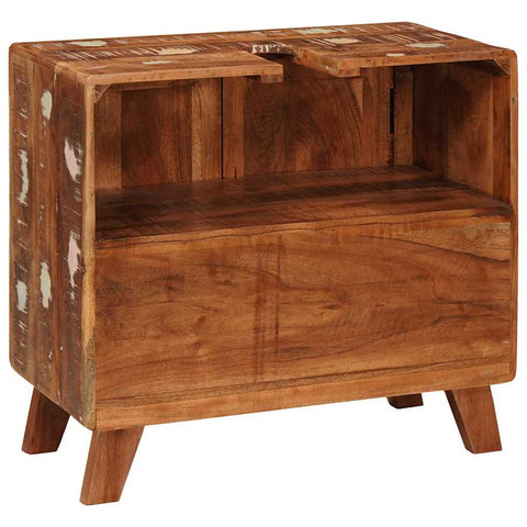 vidaXL Bathroom Cabinet Solid Reclaim wood and Engineered wood