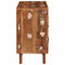 vidaXL Bathroom Cabinet with Shelf Solid Reclaim wood, Engineered wood