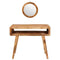 vidaXL Dressing Table Brown 90 x 76 x 45 cm Solid mango wood