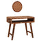 vidaXL Dressing Table Brown 90 x 76 x 45 cm Solid reclaim wood