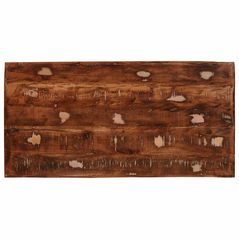 vidaXL Dressing Table Brown 90 x 76 x 45 cm Solid reclaim wood