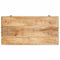 vidaXL Storage Box with Storage with Lock Brown Solid mango wood