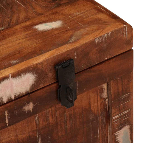 vidaXL Storage Box with Storage Multicolour Solid reclaimed wood