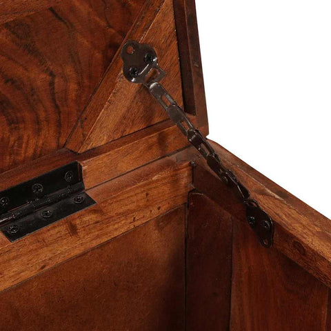 vidaXL Storage Box with Storage Multicolour Solid reclaimed wood