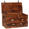 vidaXL Storage Box with Storage Multicolour Solid reclaimed wood